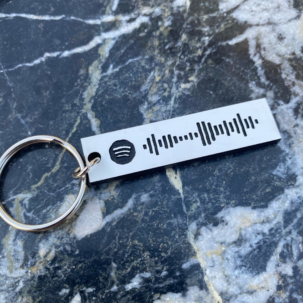 Spotify Scannable Keychain ANY SONG Music Code